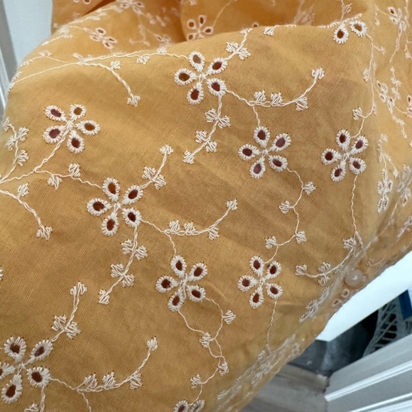 Candace Cameron Bure Regular Button-Front Eyelet Shirt 3X - Picture 6 of 8